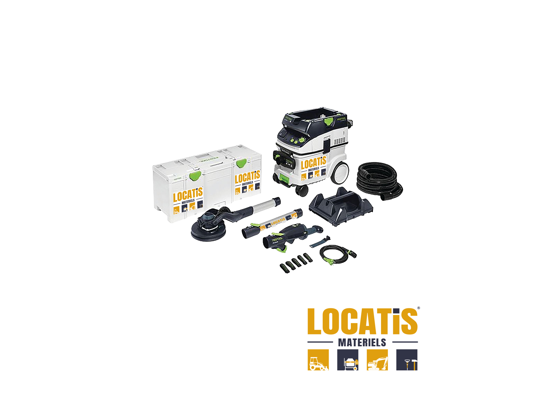 Pack ponceuse placo  girafe + aspirateur